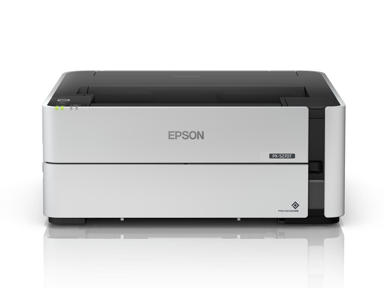 【在庫限即納】EPSON エプソン PX-S270T エコタンク搭載モデル インクジェットプリンター インク1色 顔料 1200×2400 dpi 最大用紙サイズA4 接続(USB)〇 接続(有線LAN/無線LAN)〇 ホワイト