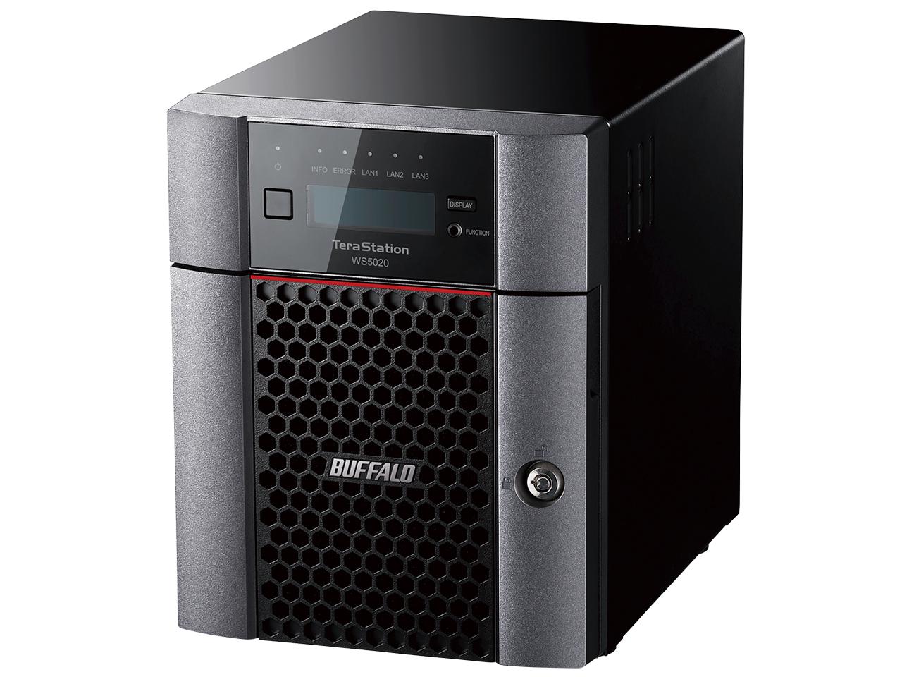 BUFFALO 緩衝装置置き目 Windows Server IoT 2019 for Storage Standard Edition積み上げる 4ベイ事務机いの一番NAS 4肺結核  WS5420DN04S9 1個