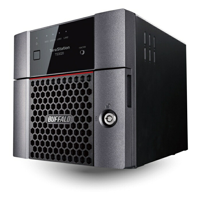 BUFFALO バッファロー TeraStation TS3020シリーズ 2ベイデスクトップ 4TB(TS3220DN0402)