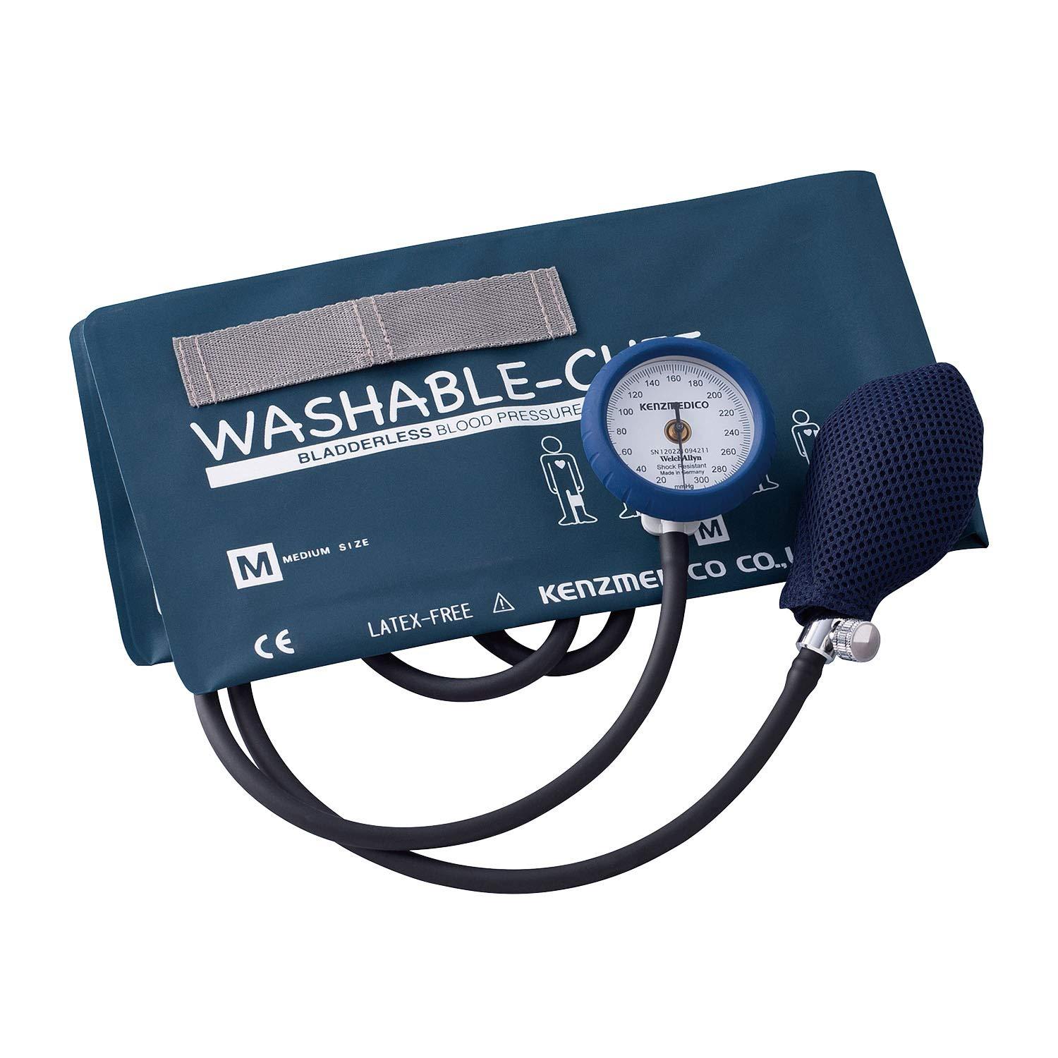 ケンツメディコ Ｎｏ．５５５ 耐衝撃性アネロイド血圧計 ウォッシャブルカフ遣りかた 0555B071 1個