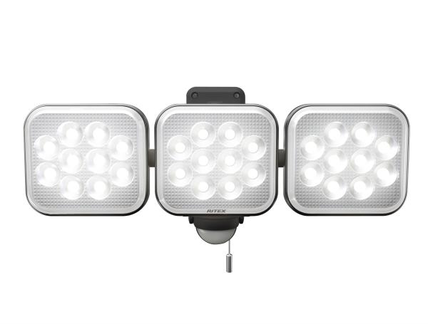 MUSASHI ムサシ RITEX LED-AC３０４２ LEDセンサーライト・フリーアーム式 １００ｖ １４ｗ×３灯