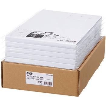 ヒサゴ 4272342 TANOSEE A4タックシール 業務用パック 8面 105×74.25mm