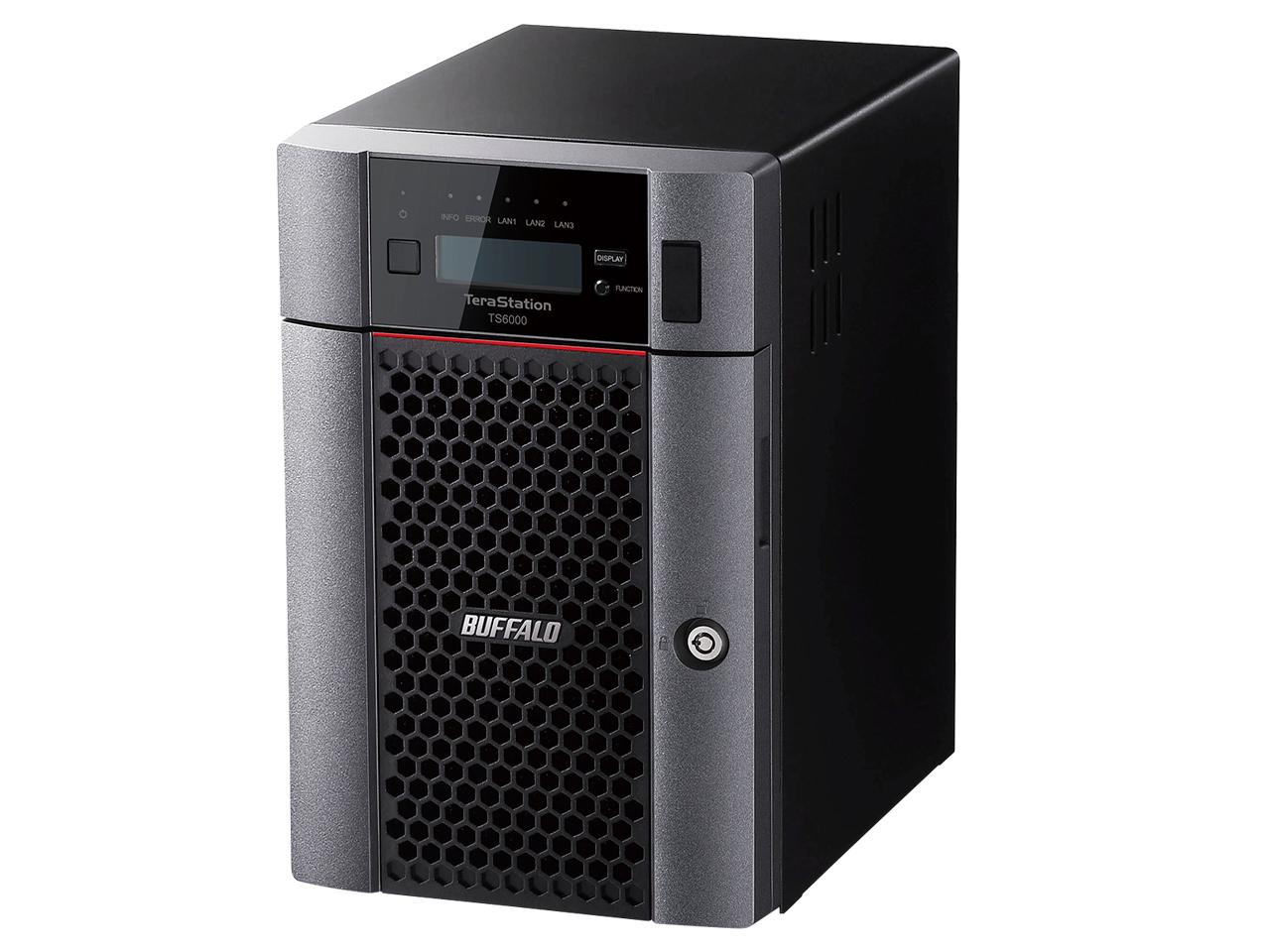 BUFFALO 緩衝装置置き目 TeraStation TS6000続きもの 6ベイ 事務机とっ始め 18結核症(TS6600DN1806)