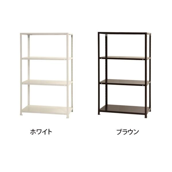 北島 スマートラック NSTR-566 間口900×奥行400×高さ1500mm 4段 ホワイト|ECJOY!店