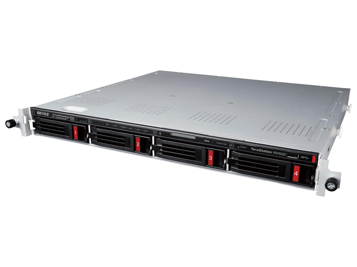 BUFFALO バッファロー ハードウェアRAID　TeraStation　WSH5420N9シリーズ　4ベイラックマウントNAS　8TB　Standard WSH5420RN08S9 1個