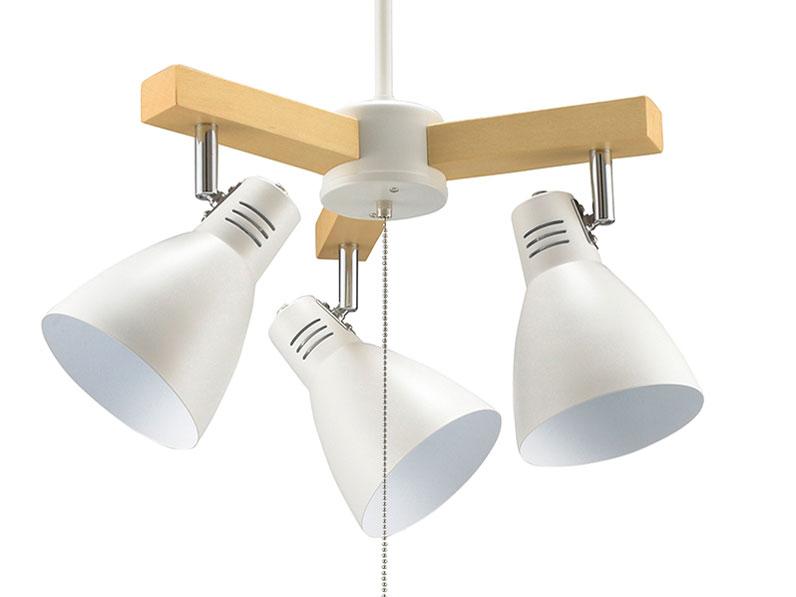 OHM オーム電機 3灯最高限度点火装置(白熱電球別売/E26/白いこと) LT-YN30AW-W