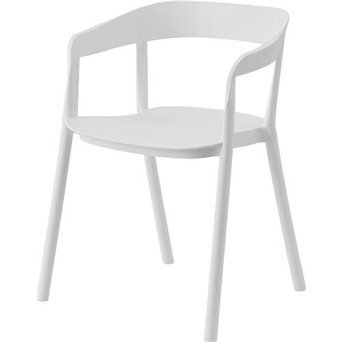 AZUMAYA 東谷 ひじ掛け椅子 ＜CL-504WH＞ L4 スツール-イス・チェア-インテリア・寝具・収納
