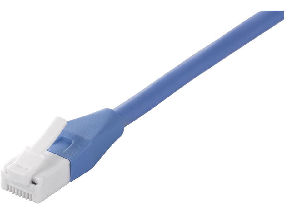 BUFFALO バッファロー Cat6 ツメの折れないLANケーブル 標準 ストレート 40m ブルー(BSLS6NU400BL2)