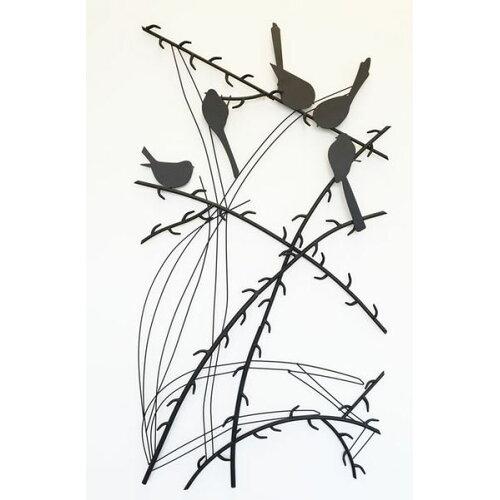 かわ畑貿易 かわ畑 ウォールアートパネル 壁掛け 壁飾り 鳥 1808TSF003 (1586977)