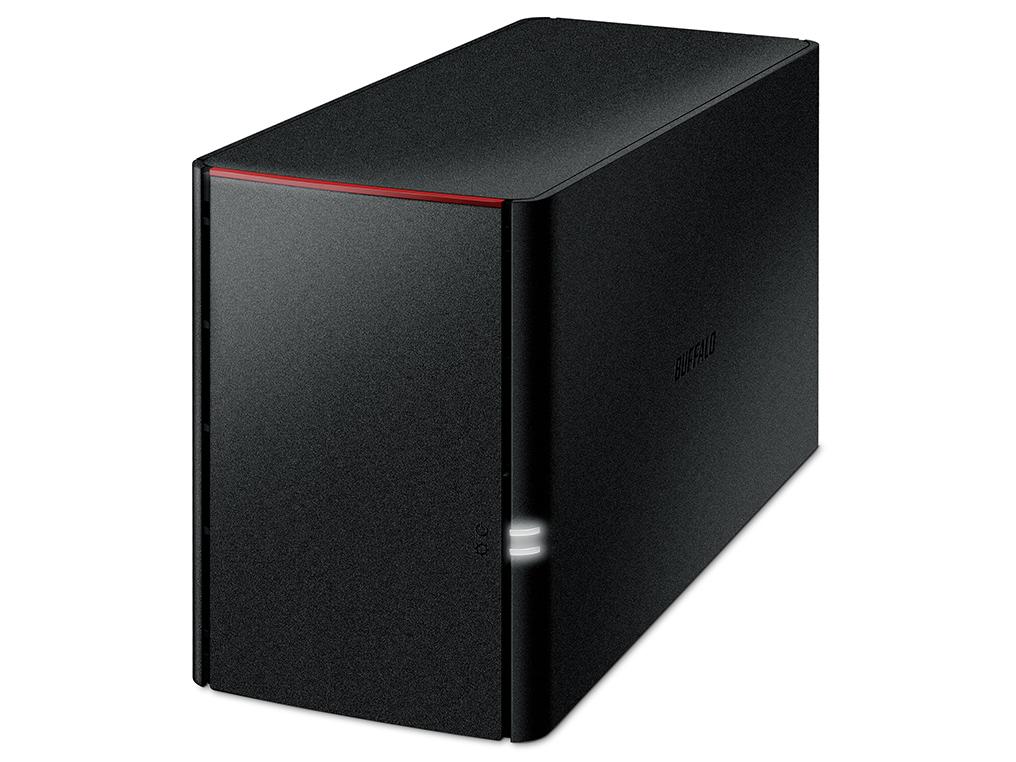 BUFFALO 緩衝装置置き目 LinkStation for SOHO 網状組織HDD 2ベイ 8結核症(LS220DN0802B)