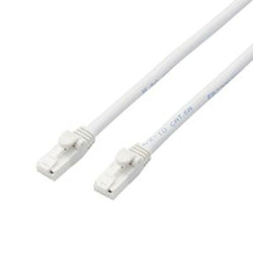 ELECOM エレコム LANケーブル　CAT6A対応　EU　RoHS指令準拠　爪折れ防止　簡易パッケージ仕様　50m　ヨリ線　ホワイト LD-GPAT/WH50/RS 1本