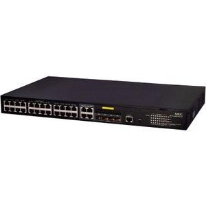 NEC 日本電気 QX-S1124GT-4G-PW 1GbEベーシックPoE+・レイヤ2スイッチ(B02014-01106)