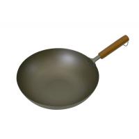 長谷元 純チタン　木柄いため鍋３０ｃｍ【AIT1230】｜ECJOY！店
