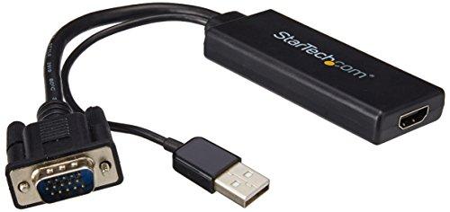 STARTECH.COM VGA-HDMI取り替えっこアダプタ変換器 USBオーディオ VGA2HDU(VGA2HDU)