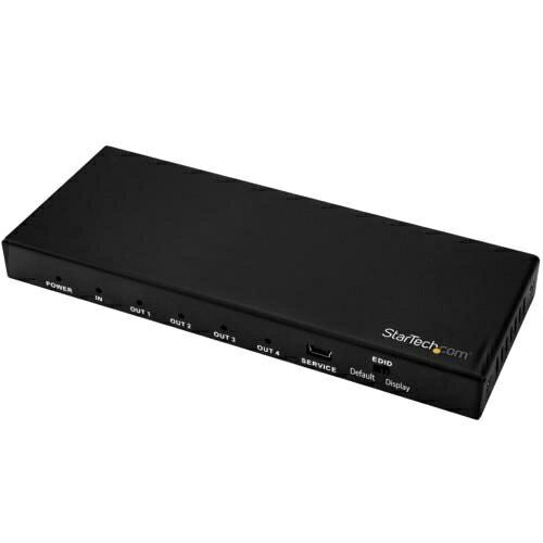 STARTECH.COM HDMI分かちあう器 4最終生産物 4K/60サイクル HDMIスプリッター ST124固定ディスク202(ST124固定ディスク202)