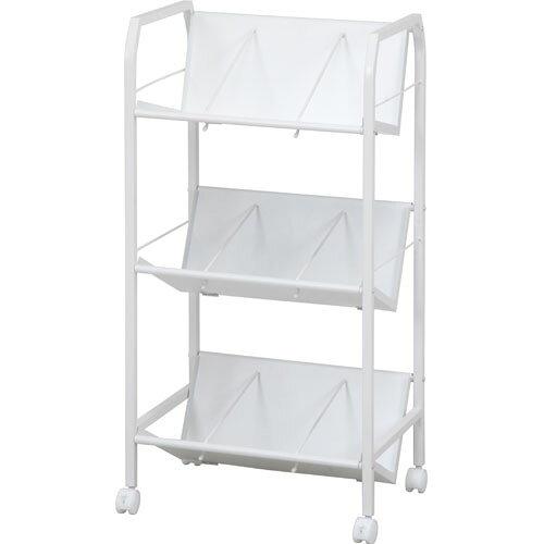 不二貿易 ファイルワゴン 3段 型番:TG-3 色:WHITE|ECJOY!店