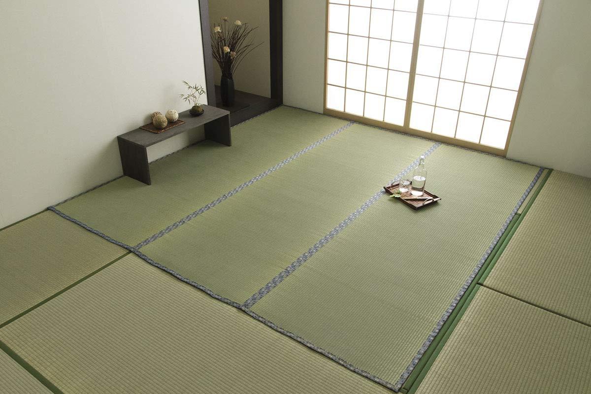 イケヒコ 純国産 い草 上敷き 御前上等ない草で作った 引っ敷き 双目織 日本の首都間8畳(約352×352糎)