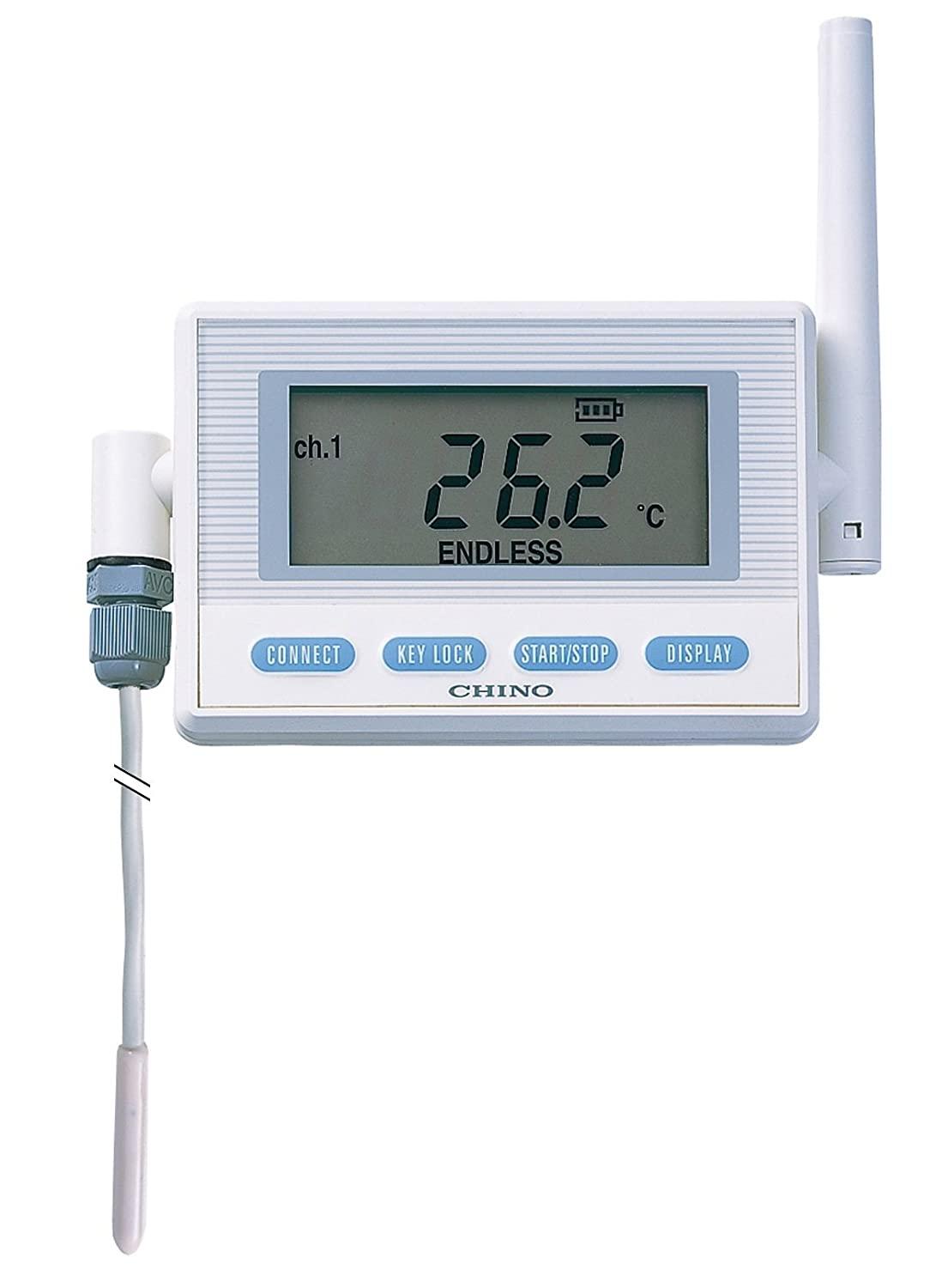 チノー 監視機能付き無線ロガー（サーミスタ外付け3ｍ）　AC電源 MD8101-300 1個