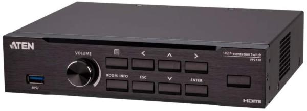 ATEN プレゼンマトリックスシームレススイッチャー(クワッドビュー、マルチストリーミング対応) VP2120