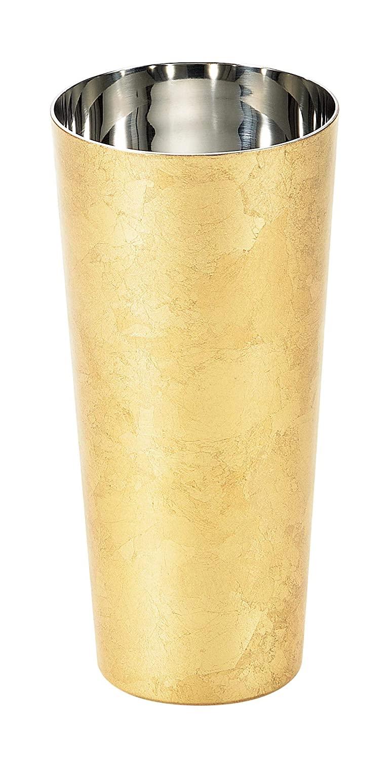 ウチキ タンブラー - 径7.1&times;高さ15cm アサヒ 漆磨(シーマ)箔衣 2重ピルスナーカップ 350ml｜ECJOY！店