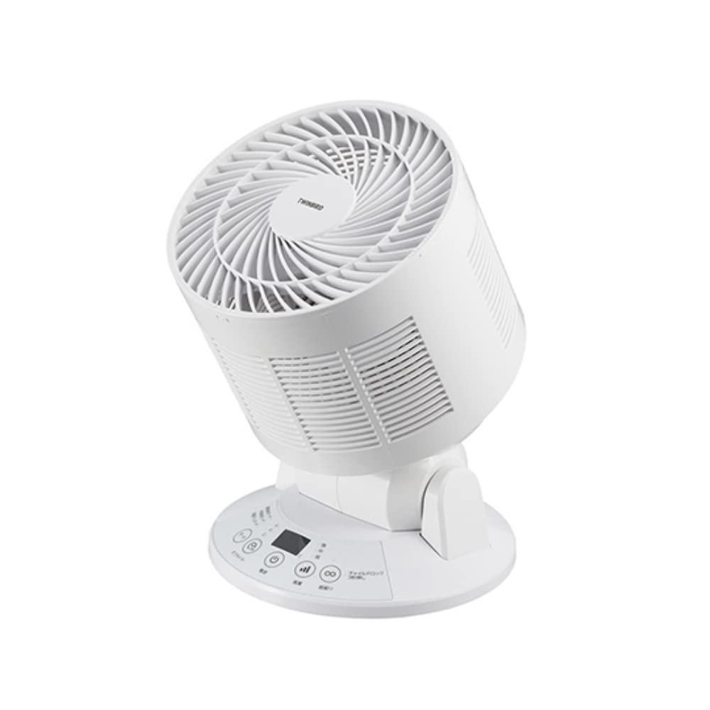 TWINBIRD ツインバード ツインバード 温度センサー付サーキュレーター ホワイト KJ-4998W 1台｜ECJOY！店