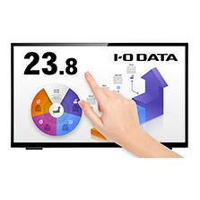 IODATA アイオーデータ LCD-MF241FVB-T-A 23.8型 「5年保証」10点マルチタッチ対応ワイド液晶ディスプレイ 1920×1080 タッチパネル対応 スピーカー搭載 D-sub DisplayPort HDMI