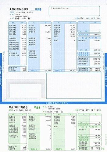 ソリマチ 賃金・賞与金判然たる書(状ぶくろ型・消印付き添い人)200枚入(SR232)