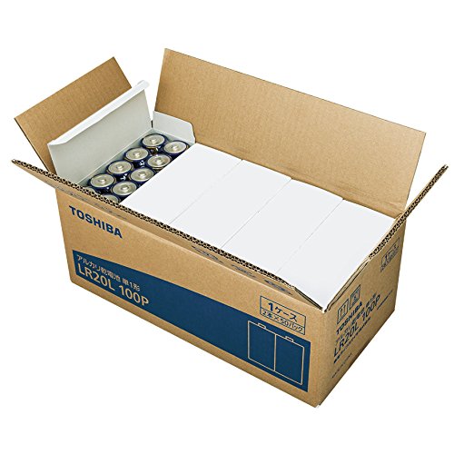 TOSHIBA 東芝 アルカリ乾電池 単1形(LR20L 100P)