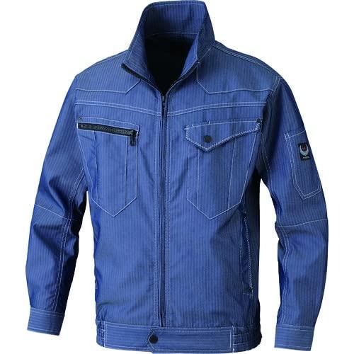 ビッグボーン商事 空調風神服ヘリンボン長袖ジャケット　インディゴ　4L BK6067S-52-4L 1枚 6,831円