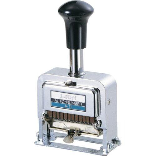 ライオン事務器 ナンバリング A型 11桁3様式・E字体 A-11(206-03)