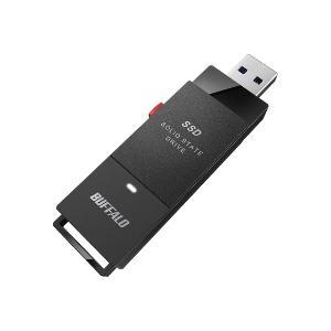 【在庫限即納】BUFFALO バッファロー USB3.2(Gen1)ポータブルSSD 500GB スティック型(SSD-PUT500U3-BKC)