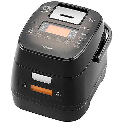 IRISOHYAMA アイリスオーヤマ アイリスオーヤマ 懸け隔てる式計り炊きIHジャー炊飯器3合 RC-IM30-B 黒いこと