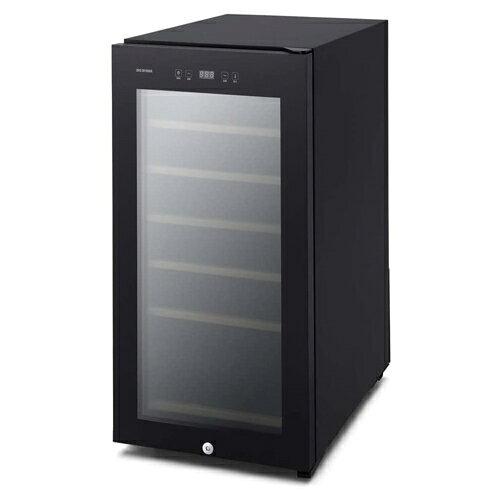 IRISOHYAMA アイリスオーヤマ アイリスオーヤマ ワインセラー 32本納める コンプレッサー 製造業者1年引き受ける 黒いこと IWC-C321A-B
