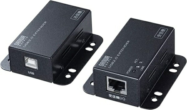 SANWASUPPLY サンワサプライ USB2.0エクステンダー(2界面こしき付き添い人) USB-EXSET3