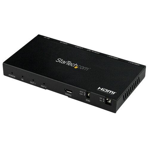 STARTECH.COM StarTech.com HDMI振りあてる器 1インプット2最終生産物 4K/60サイクル スケーラー内蔵HDMIスプリッター HDCP 2.2判定基準 EDID意識すること役立つこと 7.1chサラウンド ST122固定ディスク20S