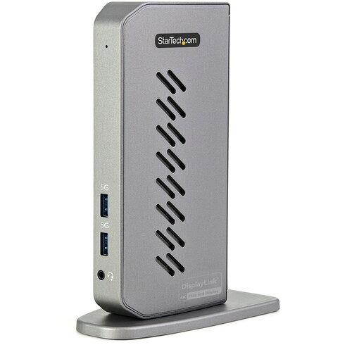 STARTECH.COM StarTech.com USB-C ＆ USB-A対応ドッキングステーション ノートパソコン拡張USB 3.0ドック 4K60Hz対応HDMI ＆ DiplayPortデュアルモニター/6ポートUSB-Aハブ/ギガビット有線LAN/USB 3.1/3.2 Gen 1/Windows ＆ Mac対応 DK30A2DHU