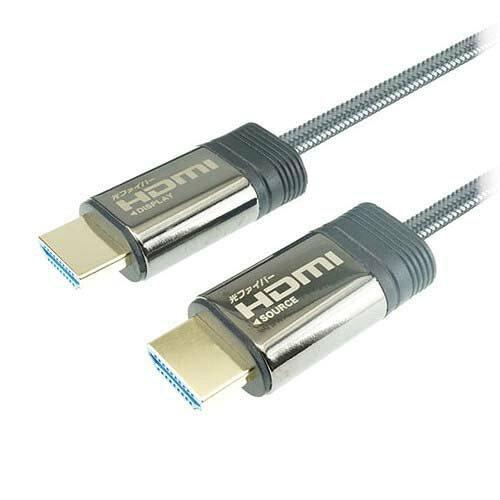 HORIC ホーリック グラスファイバー HDMI有線テレビ 15m メッシュ手合い 薄墨色 HH150-602GY(HH150-602GY)