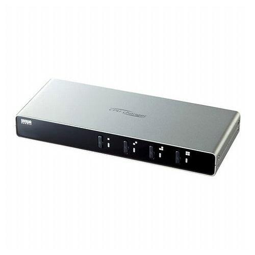 SANWASUPPLY サンワサプライ SW-KVM4LUN2 マイコン自動小銃うつり変わり器(4:1)(SW-KVM4LUN2)