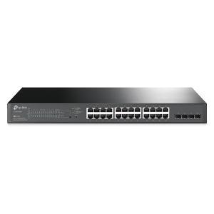 普聯技術 JetStream 24-Port Gigabit Smart PoE+ Switch with 4 SFP Slots(TL-SG2428P(UN))