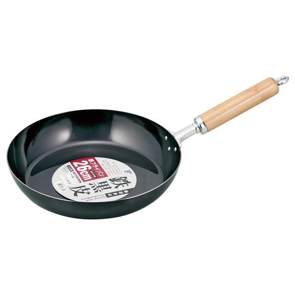 和平フレイズ 厳選素材 鉄フライパン26cm(GR-9748) (1047734)【入数:10】