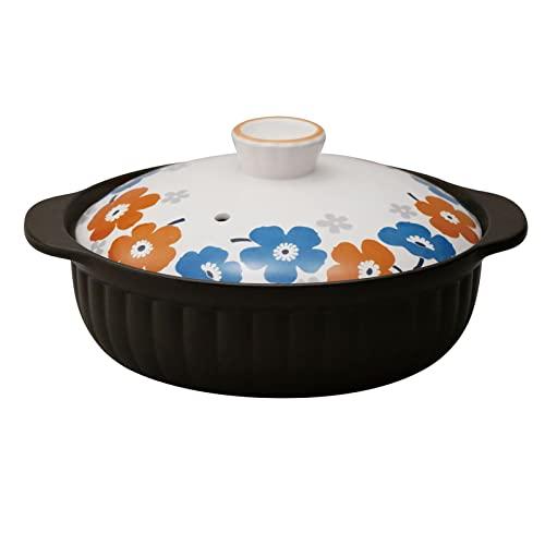 スズ木 土鍋 直火 レンジ 対応 3-4人用 8.5号 サーマテック 花柄 アネモーナ 7223-0640 7,140円