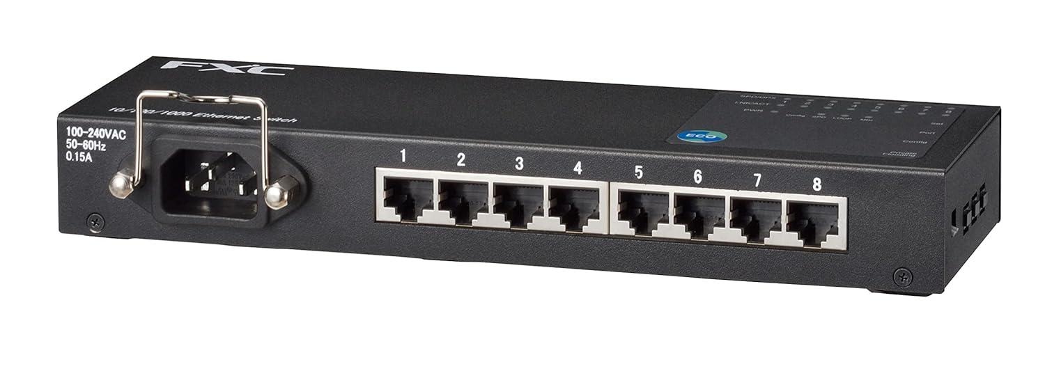 FXC 8界面10/100/1000Mbpsハウツー物備え付けるタップイーサネットスイッチ(ES1008MTP3)