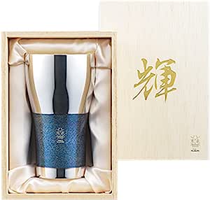タマハシ(TAMAHASHI) 輝 純銅ビアタンブラー 銀古美  KG-04