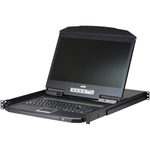 ATEN PS/2-USB対応 8ポートVGA ワイドLCD KVMドロワー CL3116NXJJL