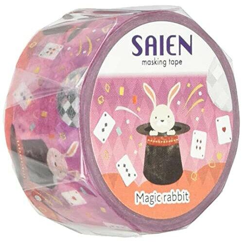 カミイソ産商 マスキングテープ Magic Rabbit (UR3107)【入数:10】