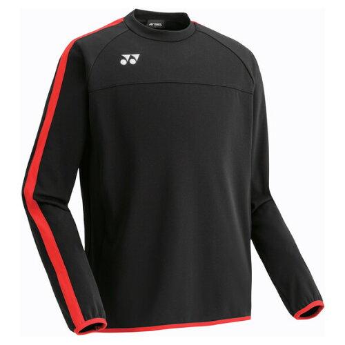 YONEX ヨネックス ユニトレーニングトップ (FW5006) [色 : ブラック/レッド] [サイズ : O]