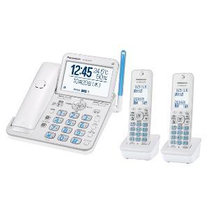 【店卸し資産限即納】PANASONIC パナソニック ＜----＞コードレス電話(子機2台付き添い人)(VE-GD78DW-W)