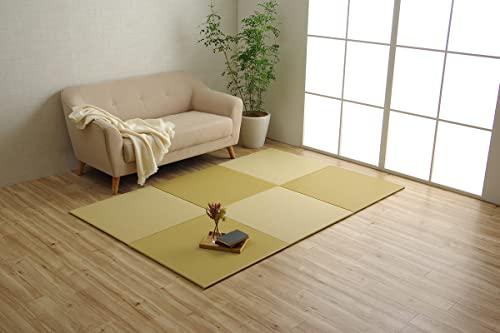 イケヒコ 刈り込み U畳 70×70糎 6P 同色6枚組