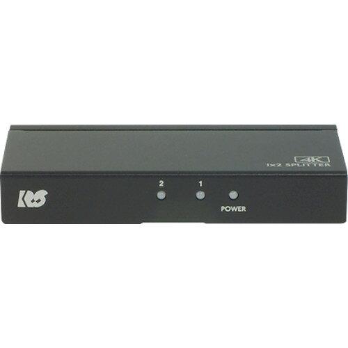 ラトックシステム 4K60サイクル相応う 1インプット2最終生産物 HDMI分かちあう器(RS-HDSP2P-4KZ)