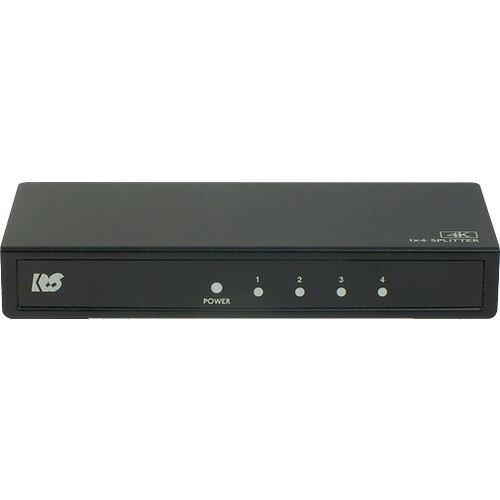 ラトックシステム 4K60サイクル相応う 1インプット4最終生産物 HDMI分かちあう器(RS-HDSP4P-4KZ)